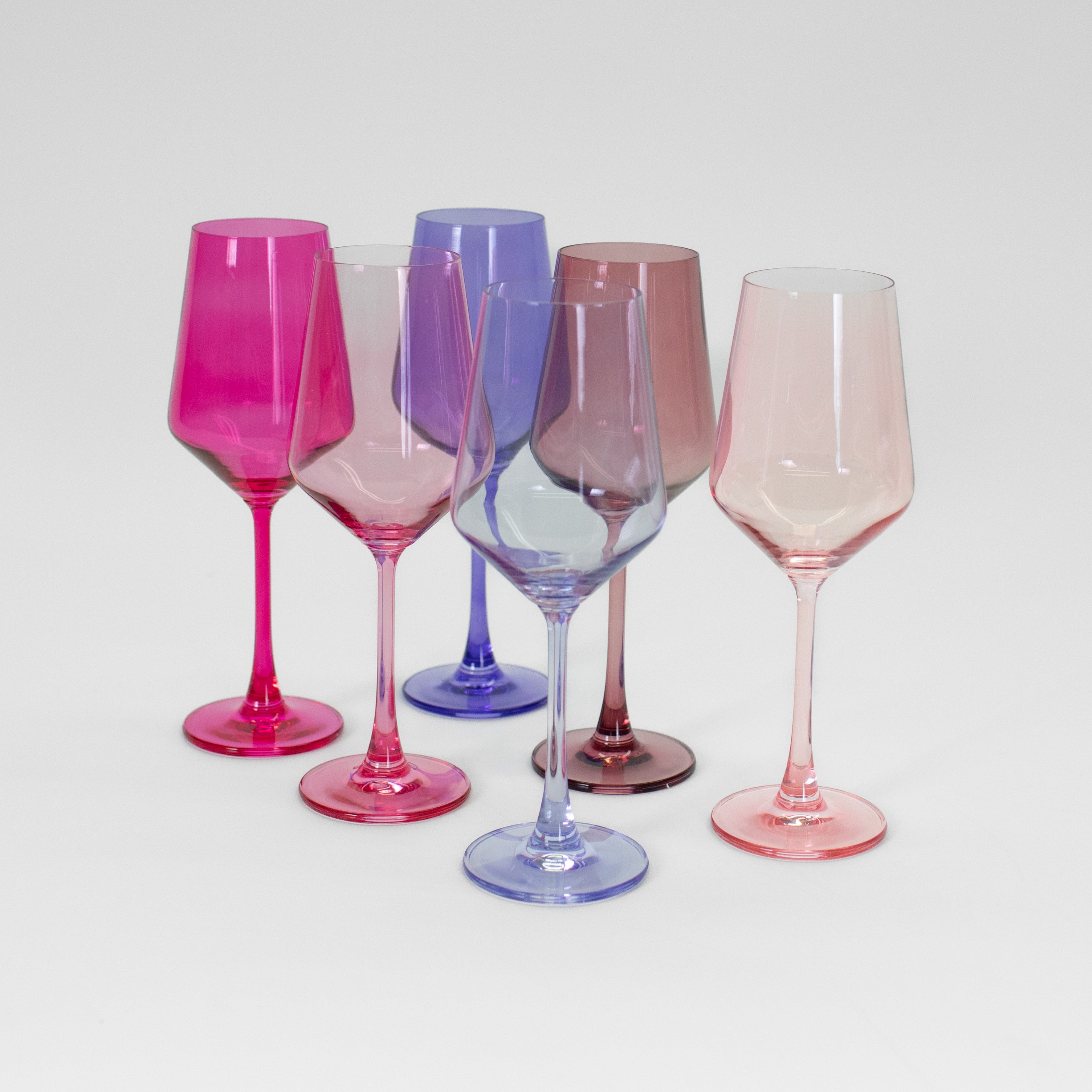 Time to get the fancy glassware out - Katie Alice pink ombre wine glasses