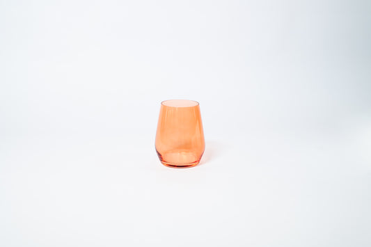 Aperol Orange - Stemless Colored Wine Glass