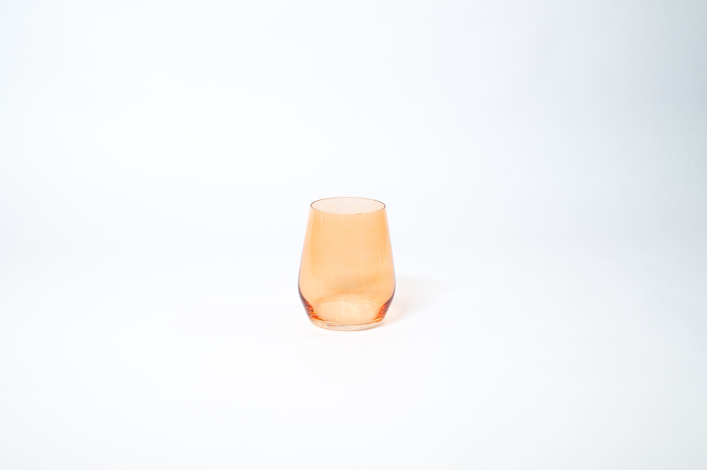 Creamsicle - Stemless Colored Wine Glass