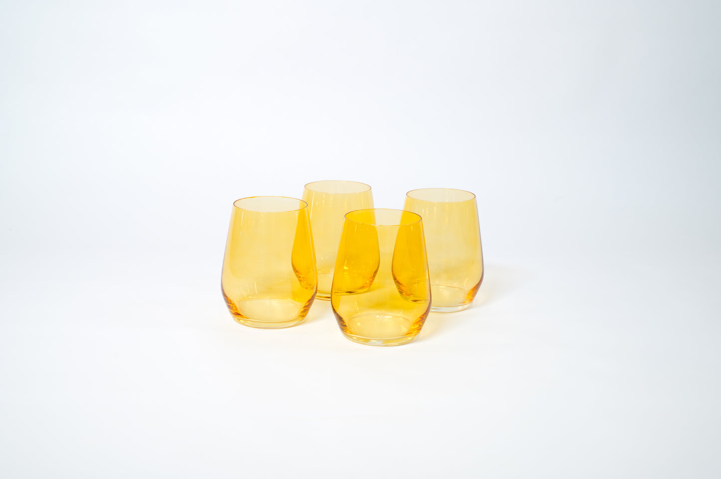 Sunshine Yellow - Colored Wine Glass