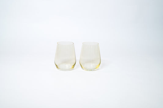 Lemon Drop Yellow- Stemless Colored Wine Glass