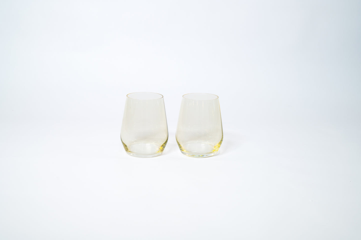Lemon Drop - Colored Wine Glass