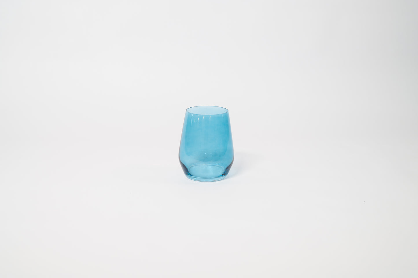 Blue Lagoon - Stemless Colored Wine Glass