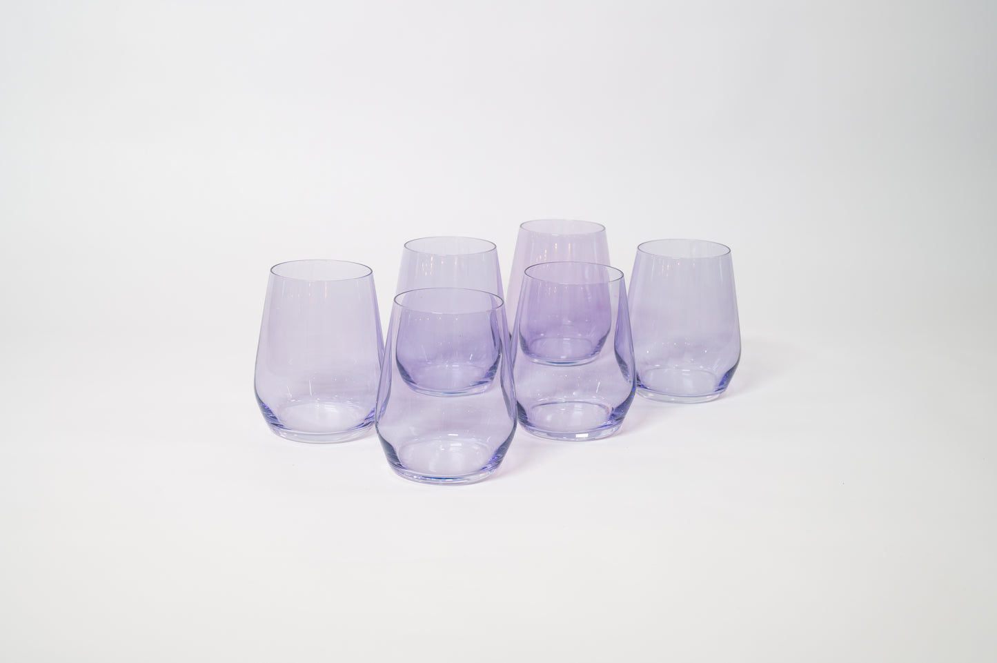 Lady Lavender - Colored Wine Glass
