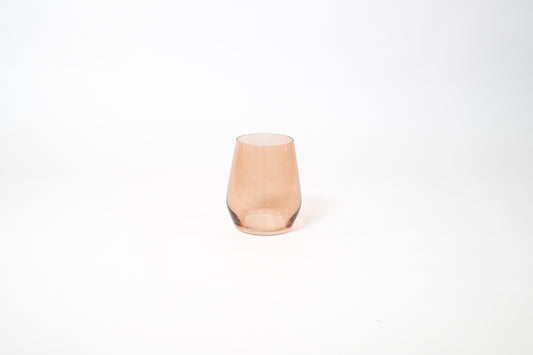 Brown Sugar - Stemless Colored Wine Glass