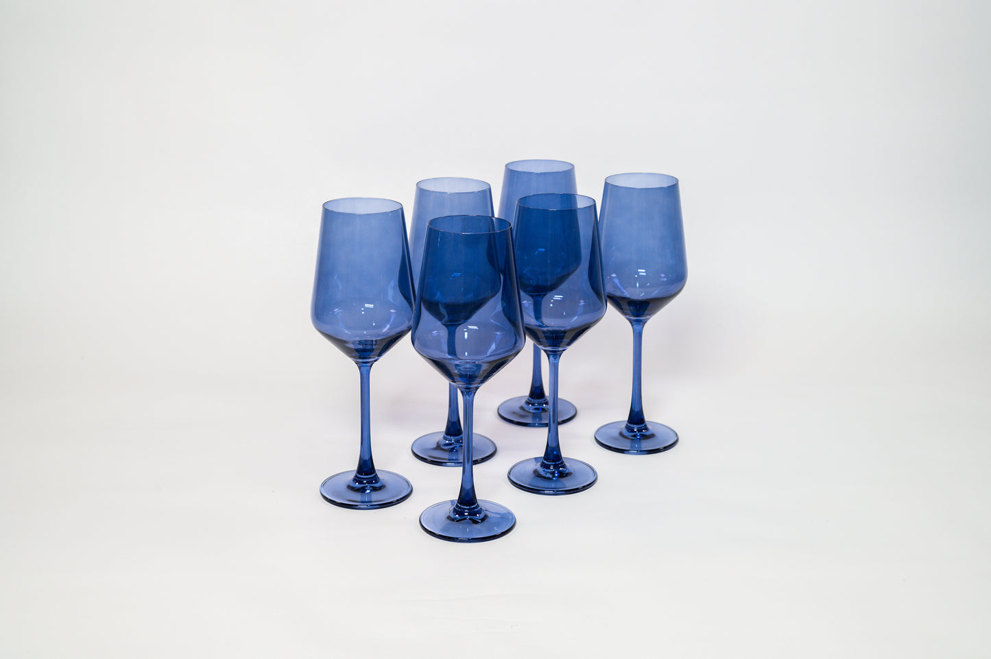 Indigo-go - Stemless Colored Wine Glass