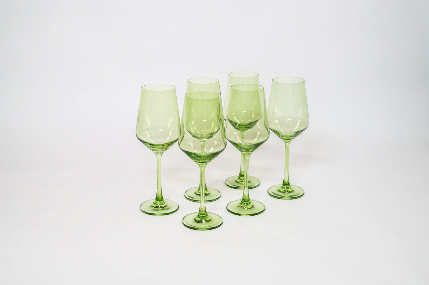 Matcha Green - Stemless Colored Wine Glass