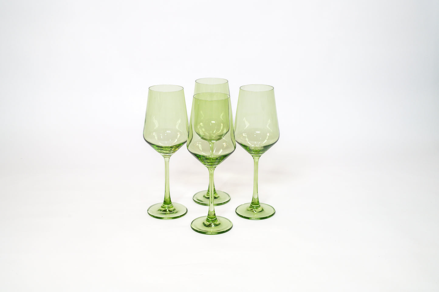 Matcha Green - Stemless Colored Wine Glass