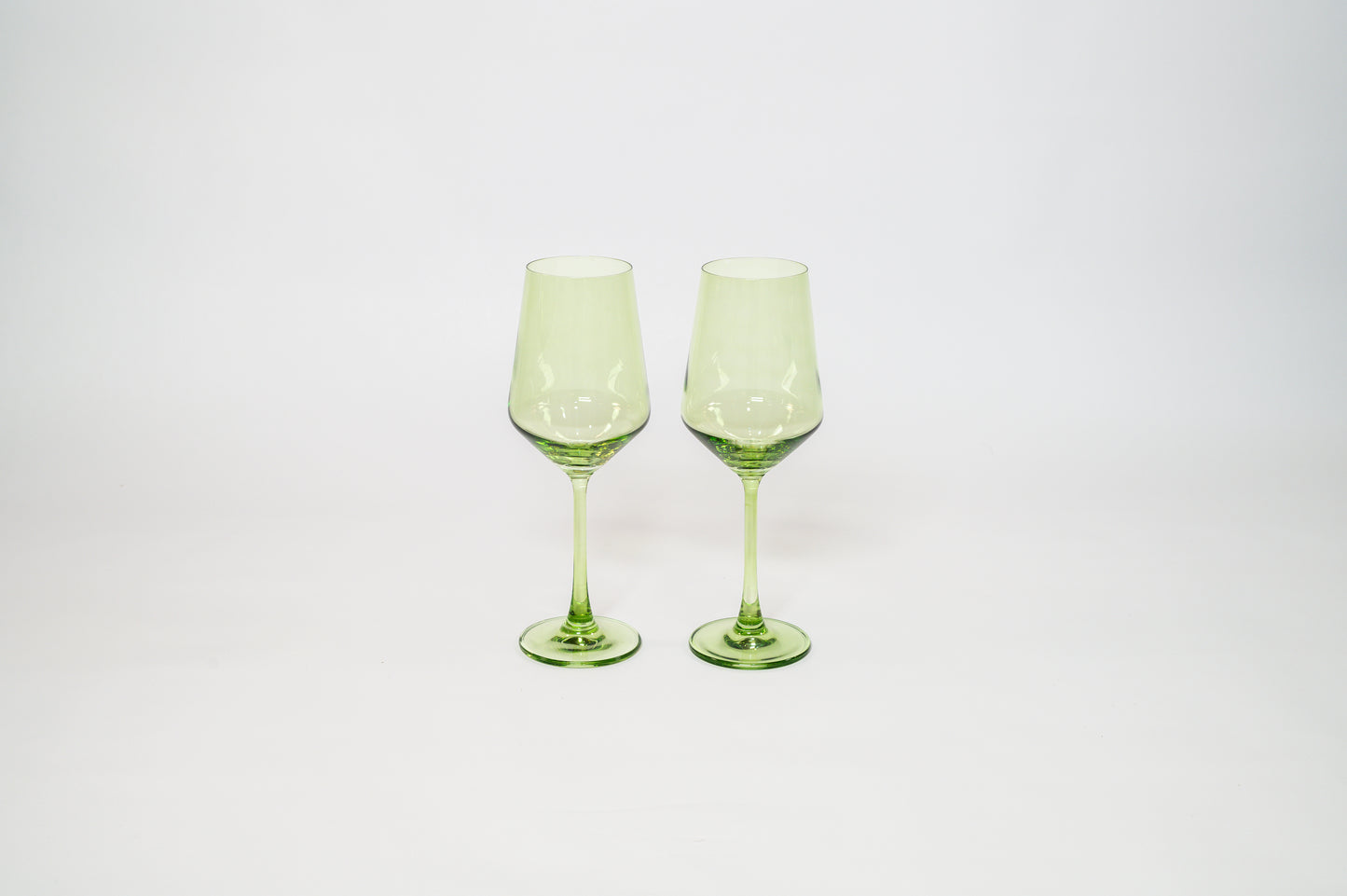 Matcha Green - Stemless Colored Wine Glass