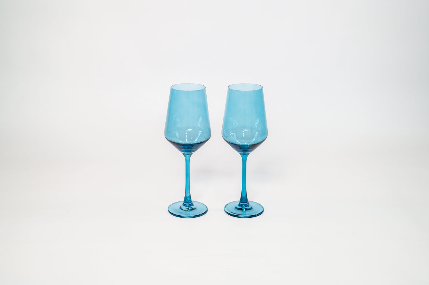 Blue Lagoon - Stemless Colored Wine Glass