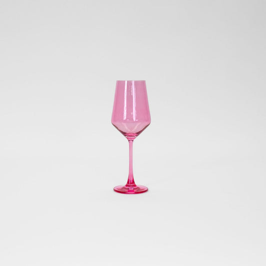Bubblegum Pink - Colored Wine Glass