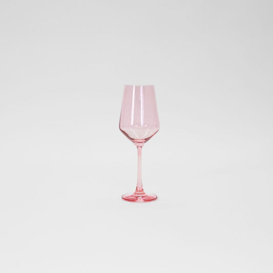 Tickle Me Pink - Colored Wine Glass