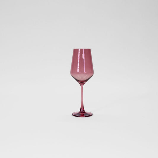 Mauvelous - Colored Wine Glass
