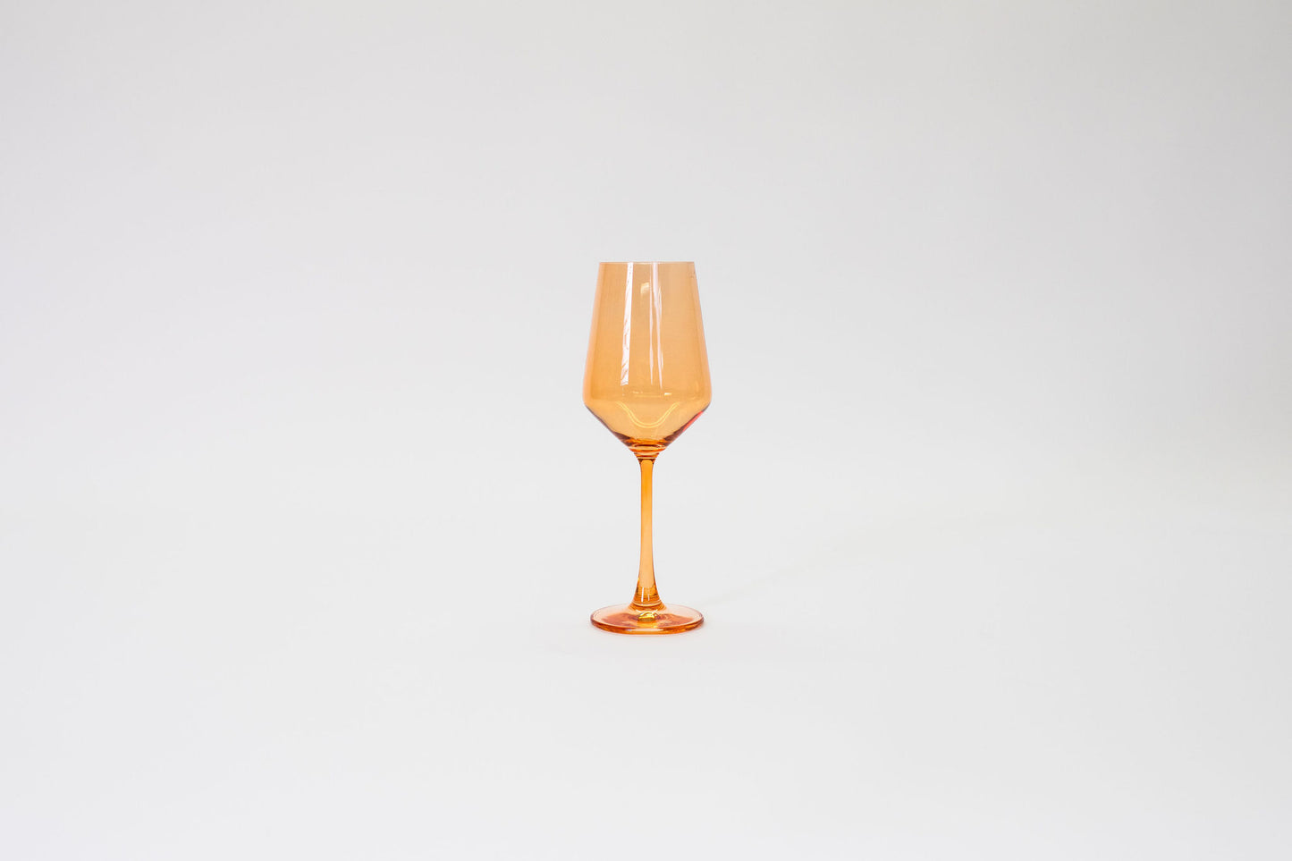Creamsicle - Stemless Colored Wine Glass