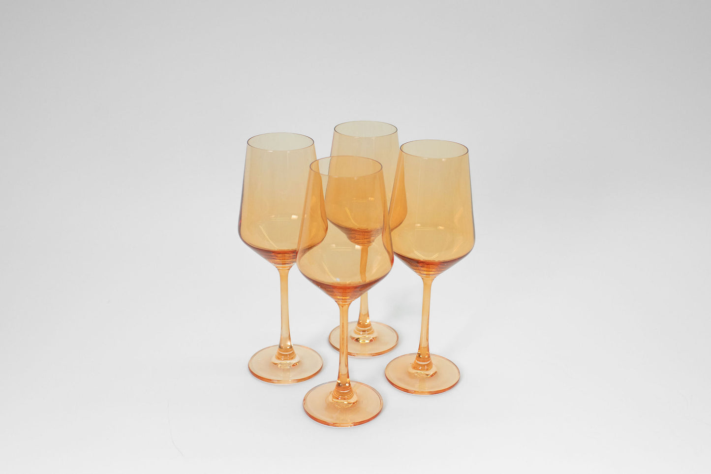 Creamsicle - Stemless Colored Wine Glass