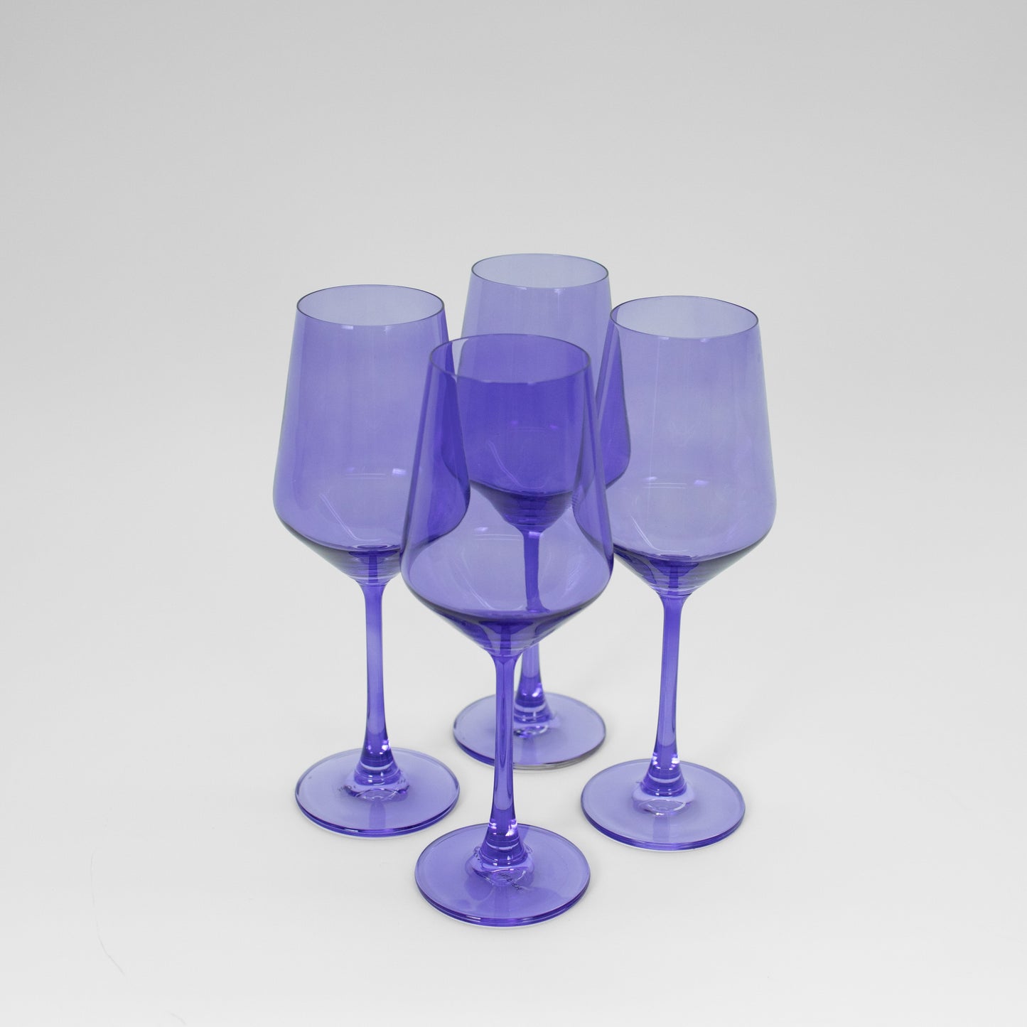 Veri Peri Purple - Set of 2 Colored Wine Glass