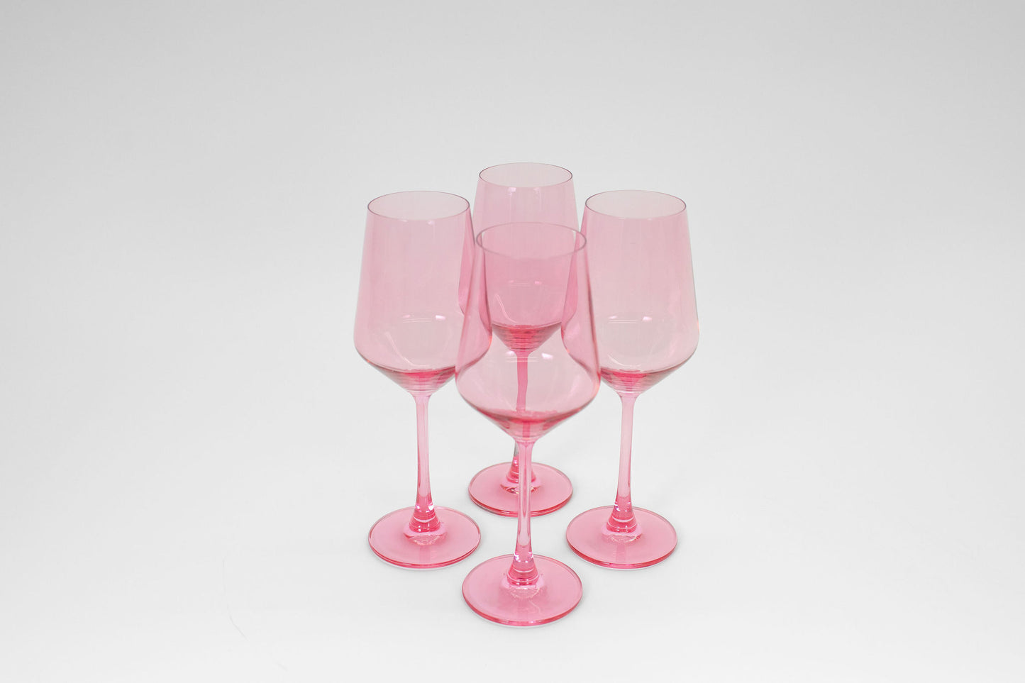 Bubblegum Pink - Stemless Colored Wine Glass