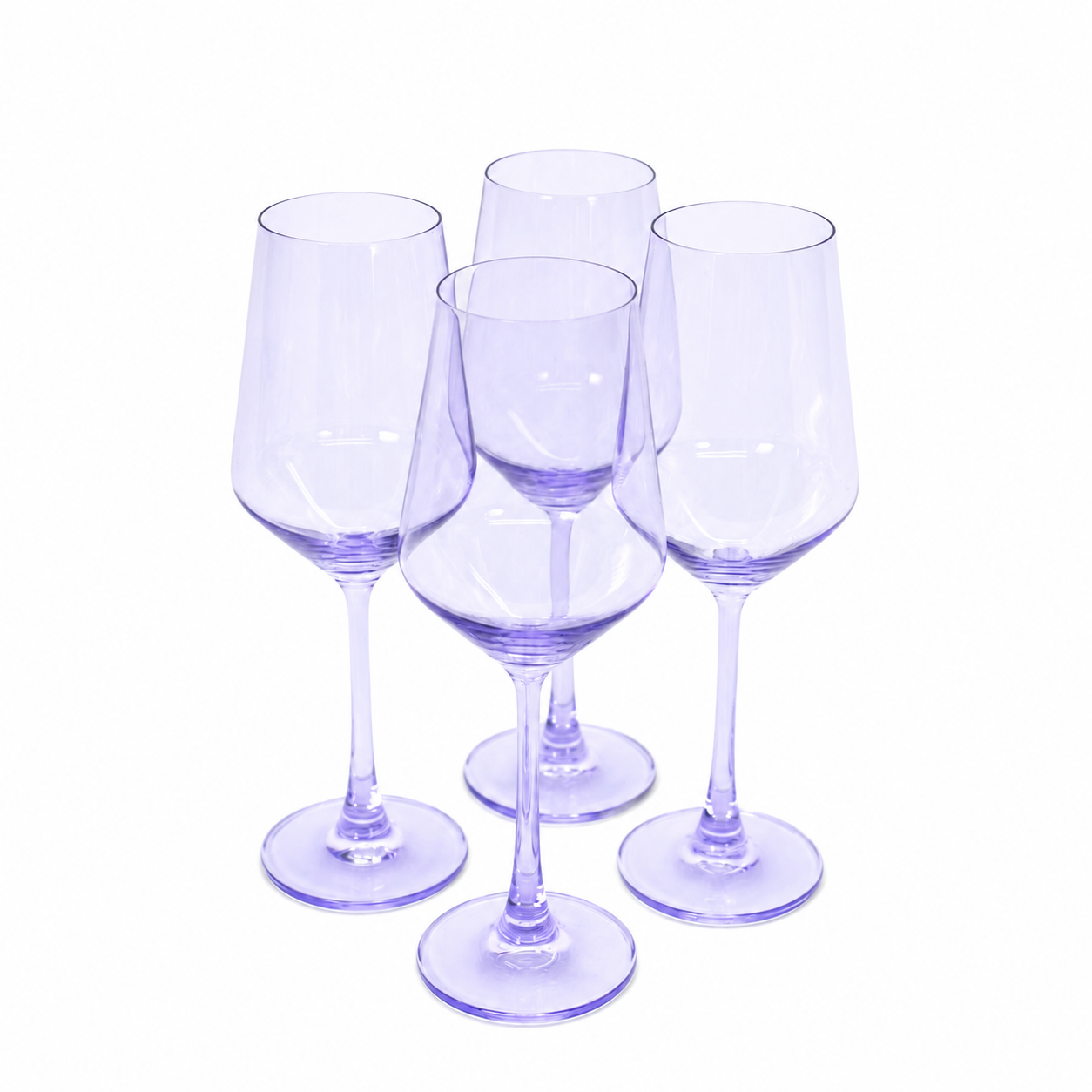 Lady Lavender - Colored Wine Glass