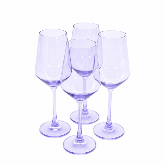 Lady Lavender - Colored Wine Glass