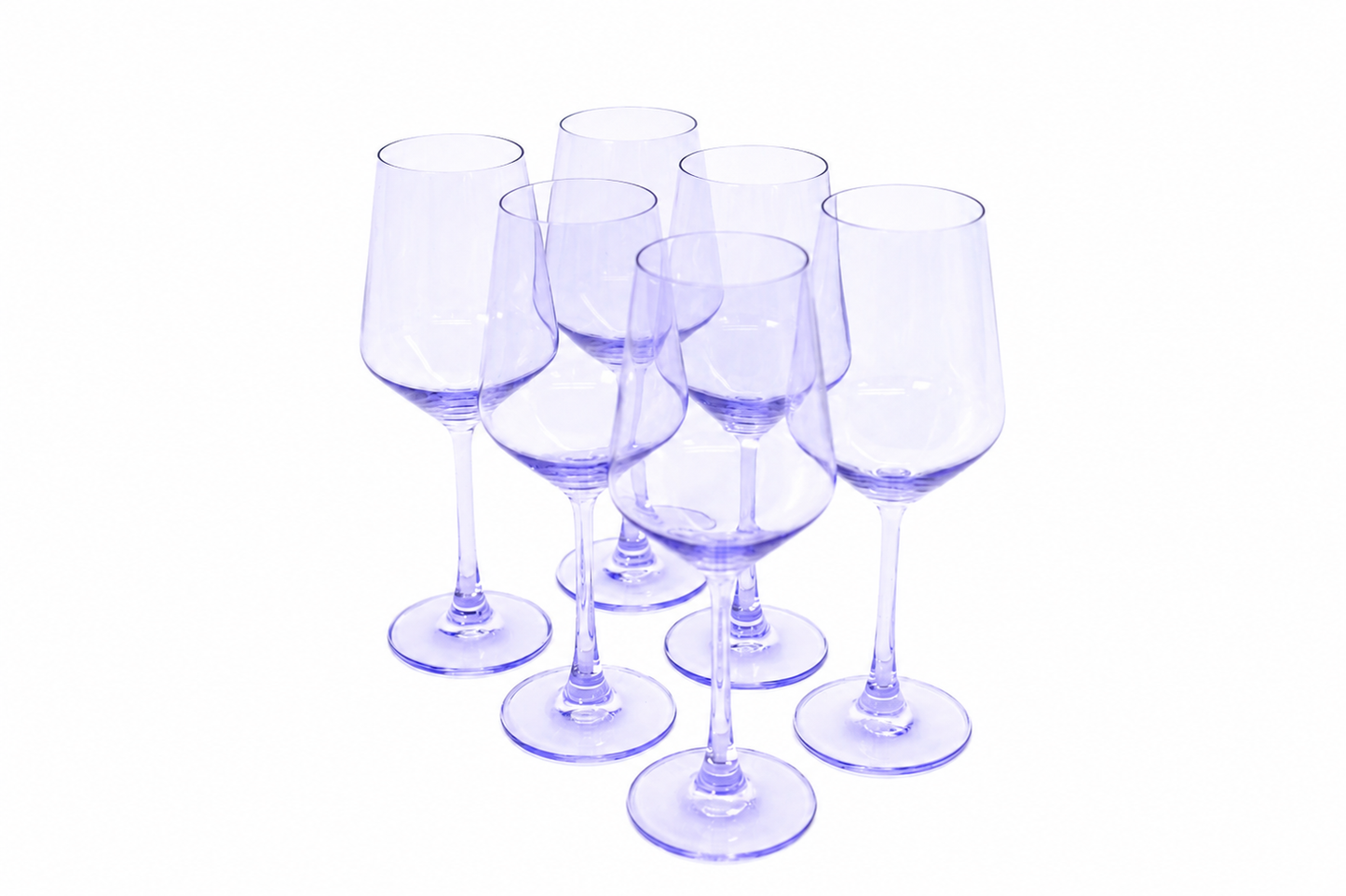 Lady Lavender - Colored Wine Glass