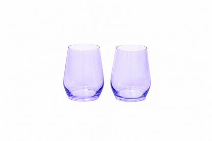 Lady Lavender - Colored Wine Glass