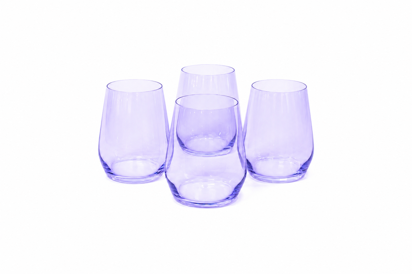 Lady Lavender - Colored Wine Glass