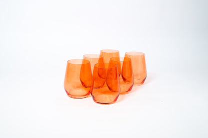 Aperol Orange - Colored Wine Glass