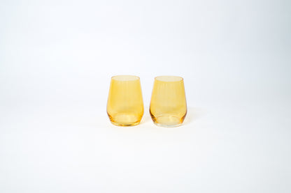 Sunshine Yellow - Colored Wine Glass