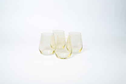 Lemon Drop - Colored Wine Glass