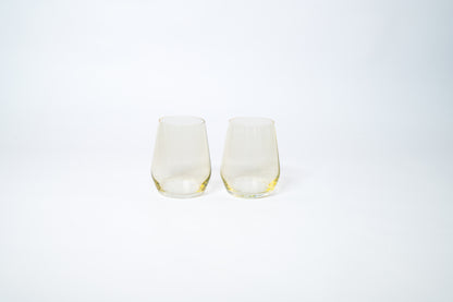 Lemon Drop - Colored Wine Glass