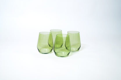 Matcha Green - Colored Wine Glass