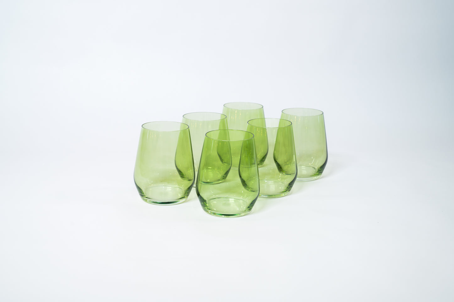 Matcha Green - Colored Wine Glass