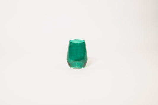 Emerald Green - Stemless Colored Wine Glass