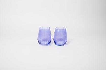 Veri Peri Purple - Stemless Colored Wine Glass
