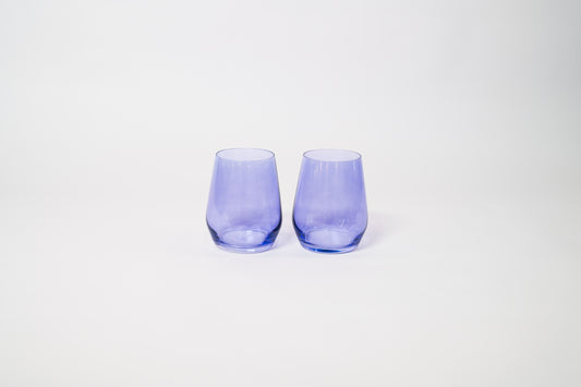 Veri Peri Purple - Stemless Colored Wine Glass