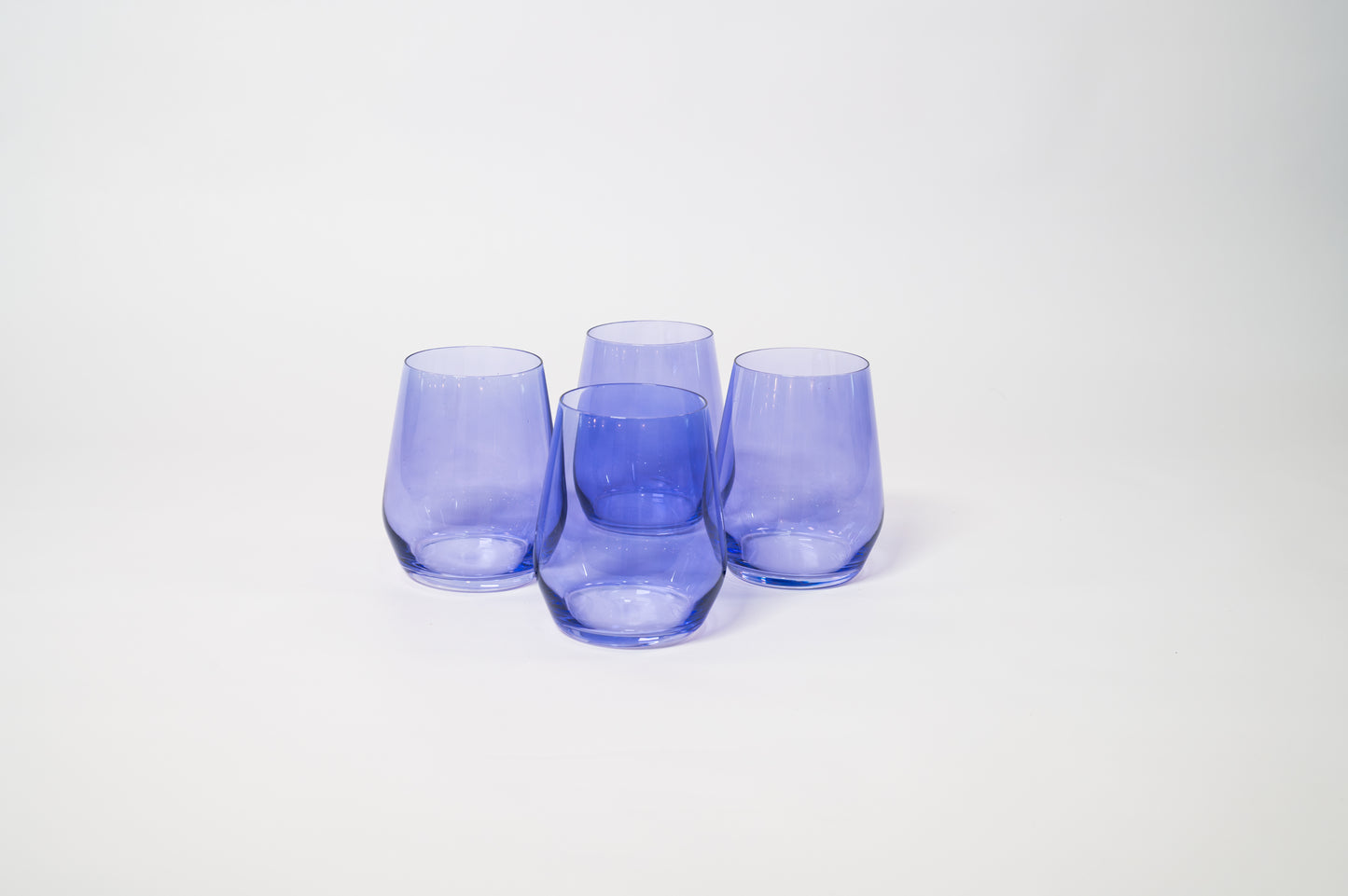 Veri Peri Purple - Stemless Colored Wine Glass