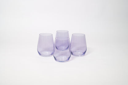 Lady Lavender - Colored Wine Glass