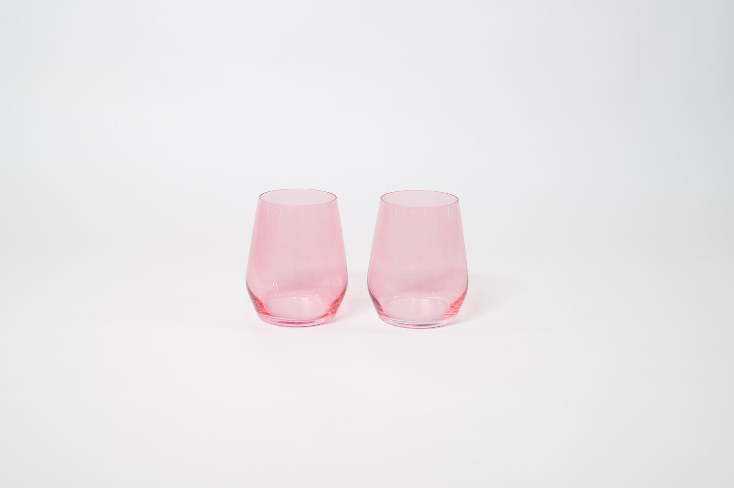 Bubblegum Pink - Stemless Colored Wine Glass