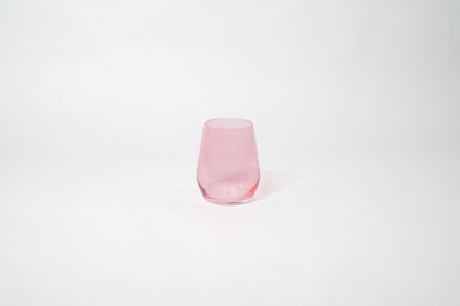 Bubblegum Pink - Stemless Colored Wine Glass