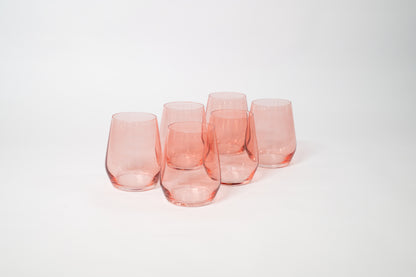 Tickle Me Pink - Colored Wine Glass