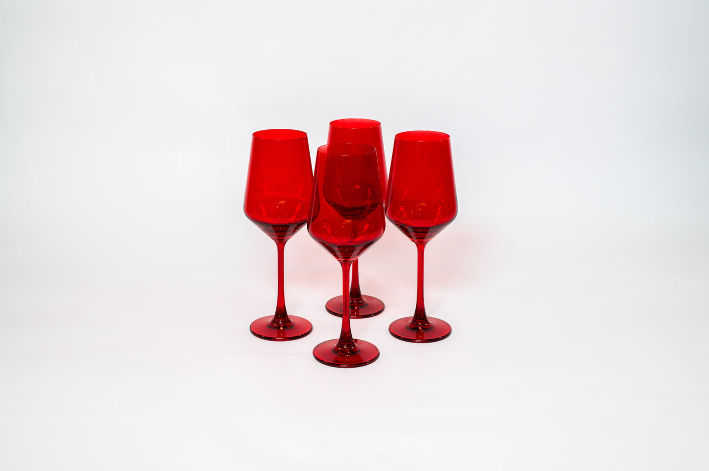Cherry Red - Stemless Colored Wine Glass