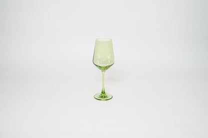 Matcha Green - Colored Wine Glass