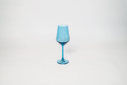 Blue Lagoon - Stemless Colored Wine Glass