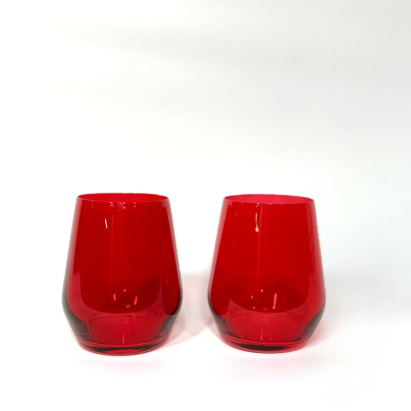 Cherry Red - Colored Wine Glass