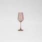 Single Colored Wine Glass - Brown Sugar