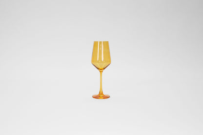 Sunshine Yellow -  Stemless Colored Wine Glass