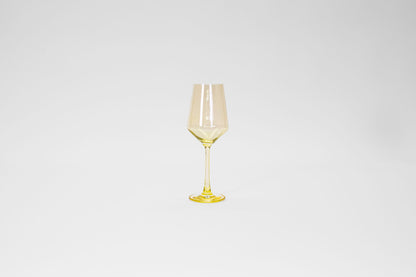 Lemon Drop Yellow- Stemless Colored Wine Glass
