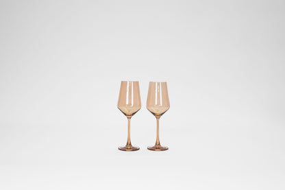 Brown Sugar - Stemless Colored Wine Glass