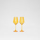 Sunshine Yellow Wine Glass - Set of 2