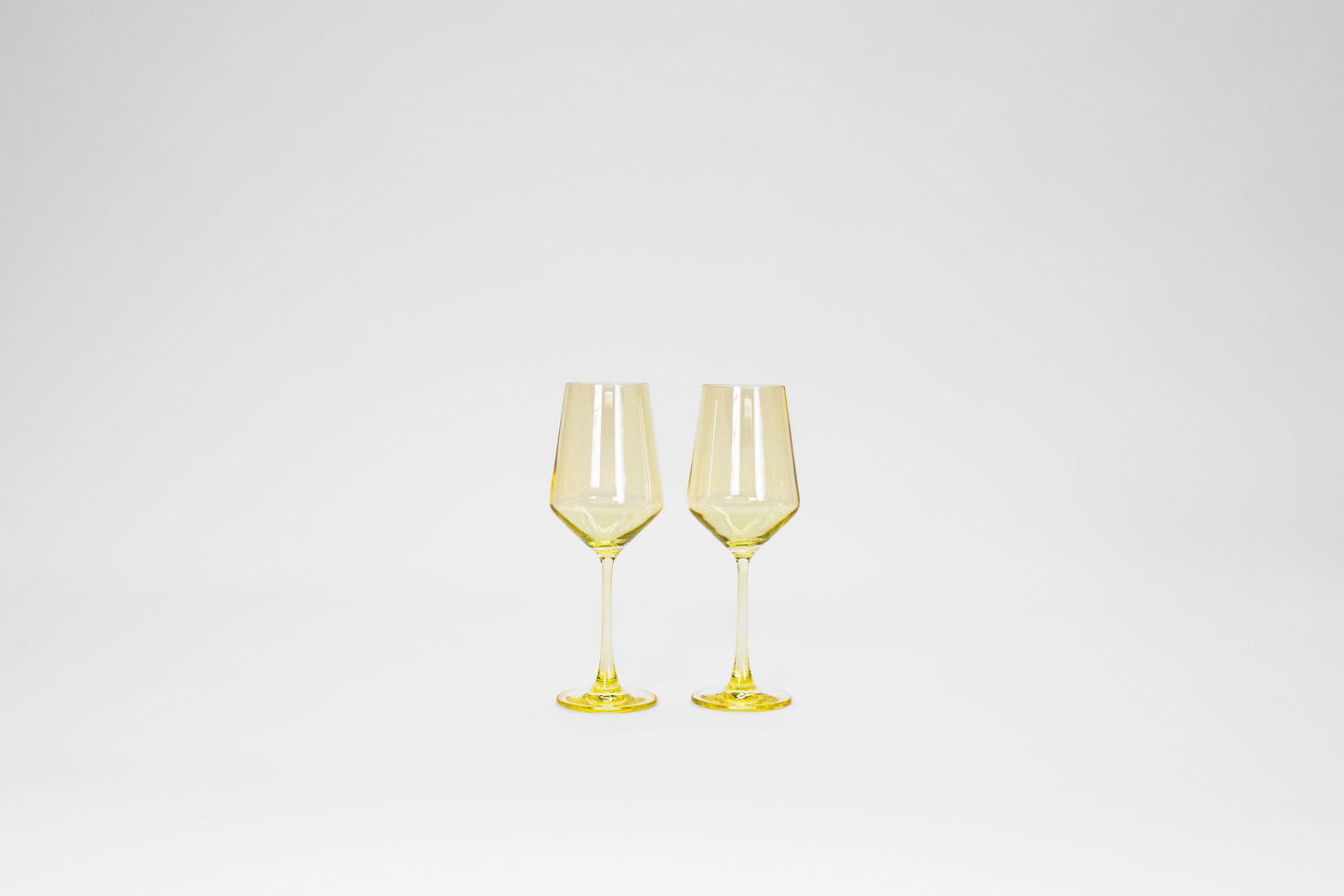 Lemon Drop Yellow- Stemless Colored Wine Glass